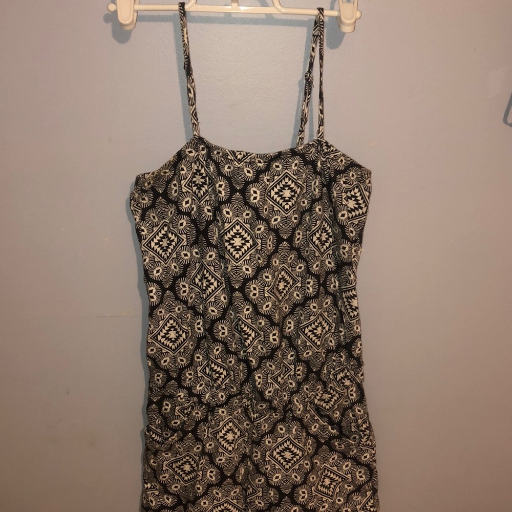 Black and White Romper